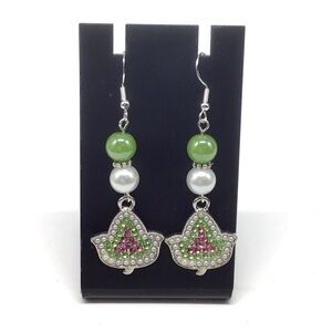 Alpha Kappa Alpha Elegant Earrings